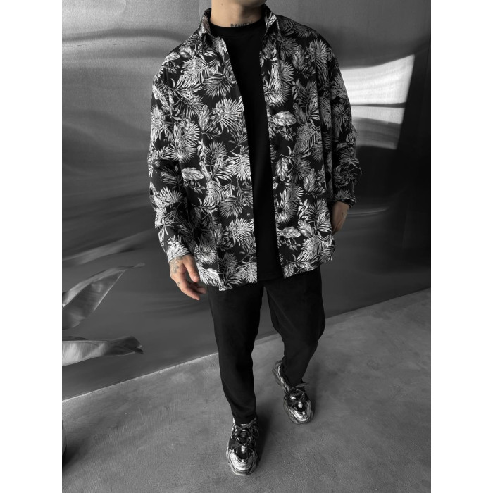 Oversize сорочка з принтом