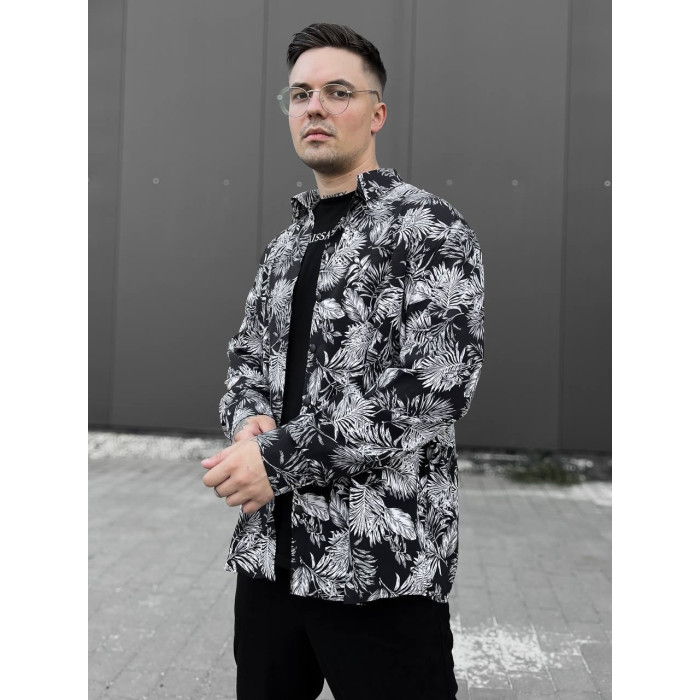 Oversize сорочка з принтом