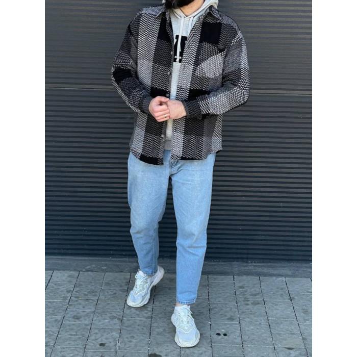 Тепла oversize сорочка