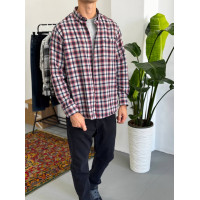 Oversize сорочка в клітинку