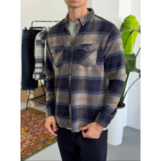 Oversize сорочка в клітинку