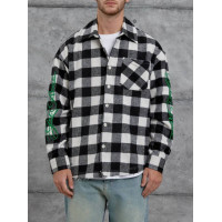 Oversize сорочка в клітинку
