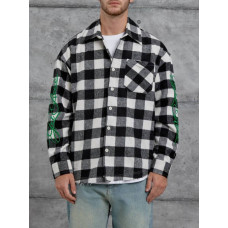 Oversize сорочка в клітинку