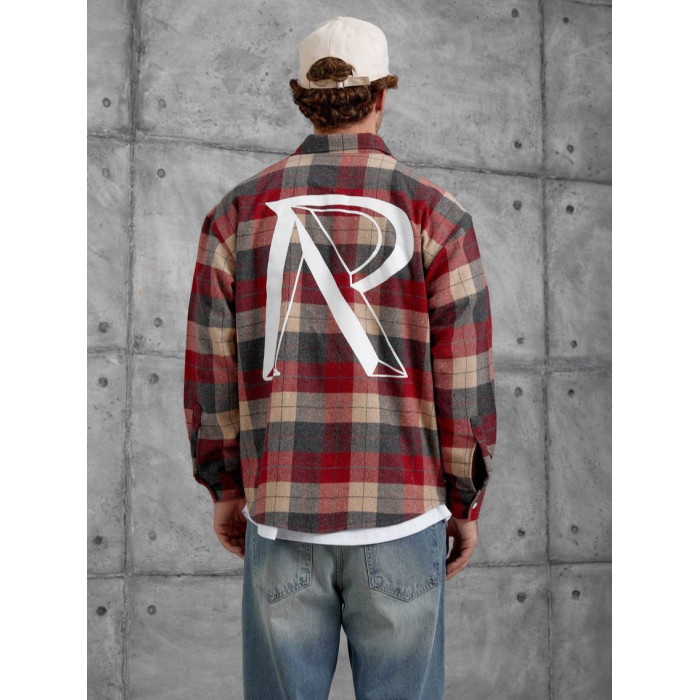 Oversize сорочка в клітинку