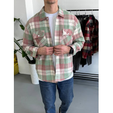 Oversize сорочка в клітинку