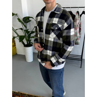 Oversize сорочка в клітинку