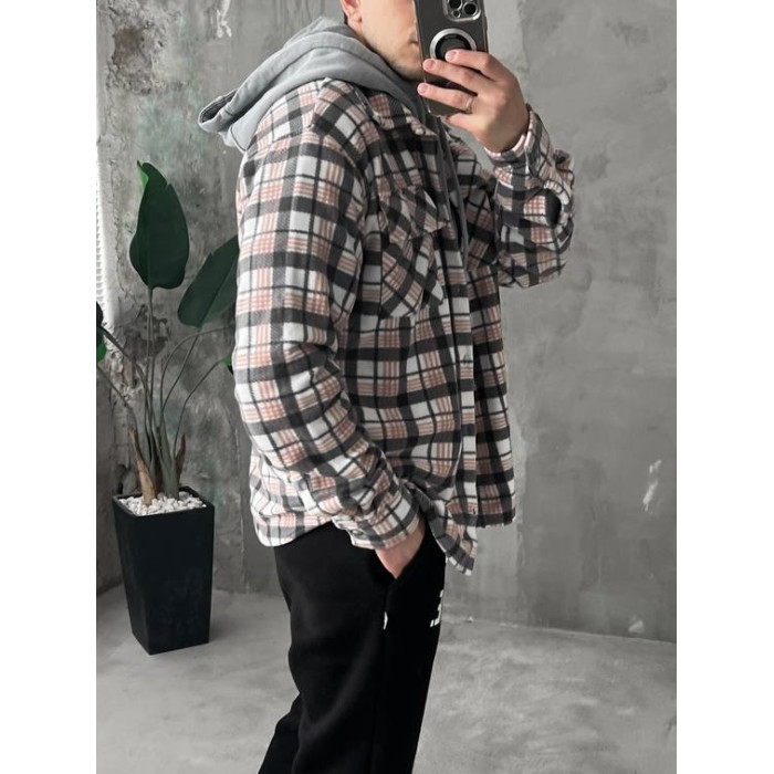 Флісова oversize сорочка