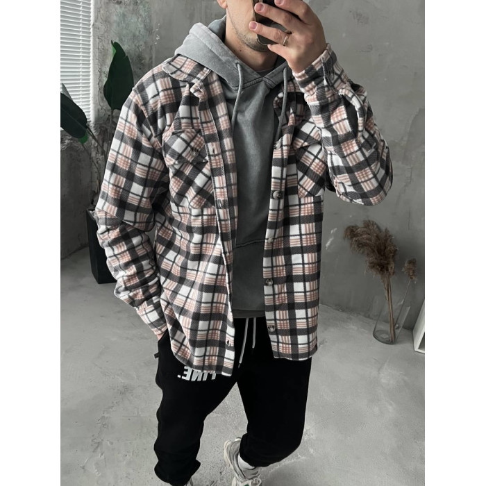 Флісова oversize сорочка
