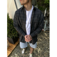 Oversize сорочка в клітинку
