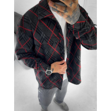 Oversize сорочка в клітинку