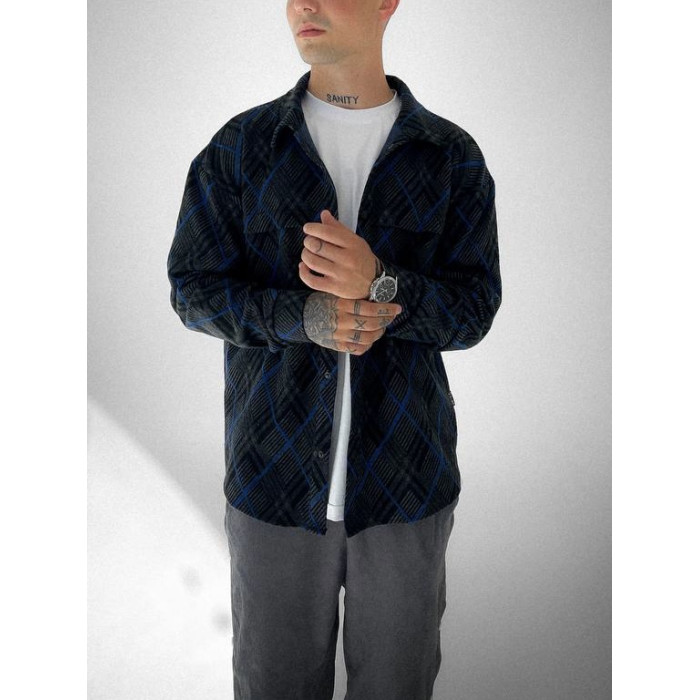 Oversize сорочка в клітинку