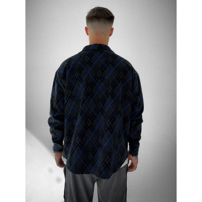 Oversize сорочка в клітинку