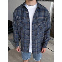 Oversize сорочка в клітинку