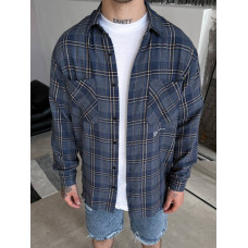 Oversize сорочка в клітинку