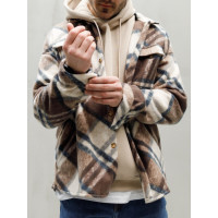 Oversize сорочка в клітинку