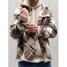 Oversize сорочка в клітинку