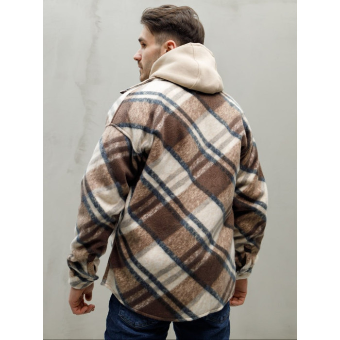 Oversize сорочка в клітинку