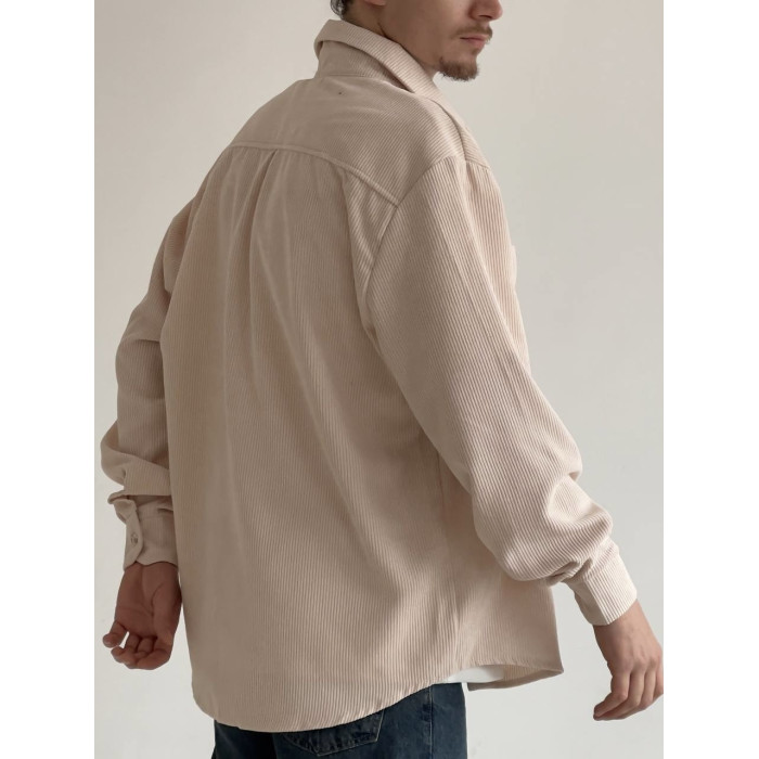 Вельветова oversize сорочка