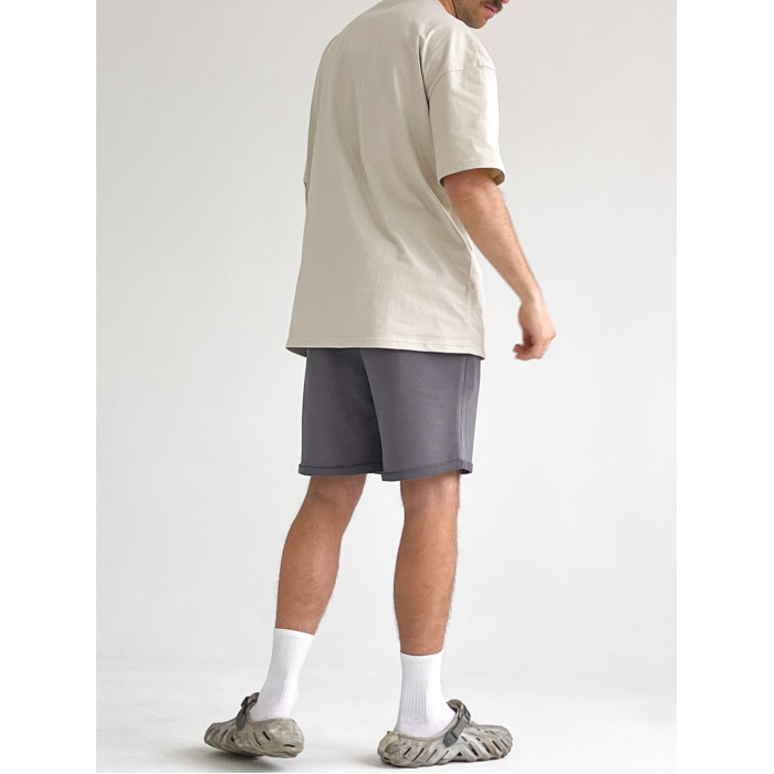 Трикотажні oversize шорти
