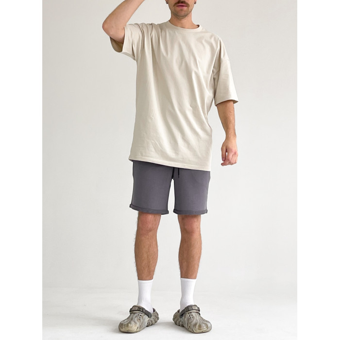Трикотажні oversize шорти