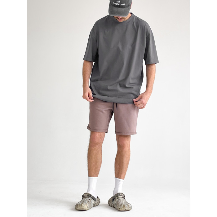 Трикотажні oversize шорти