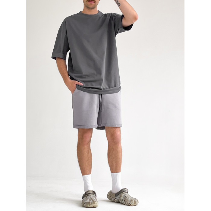 Трикотажні oversize шорти