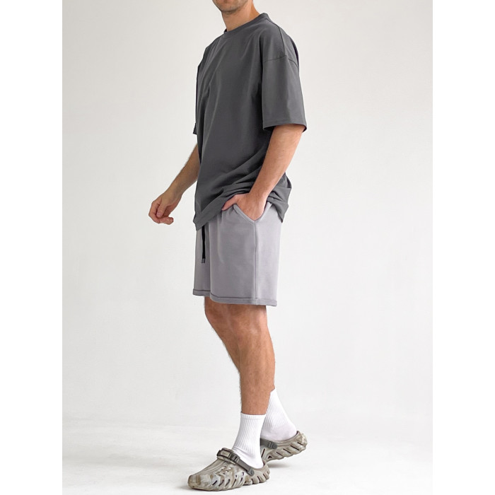Трикотажні oversize шорти