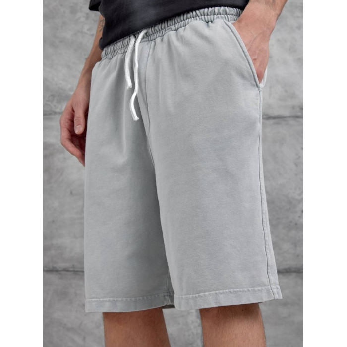 Oversize шорти з вивареної тканини