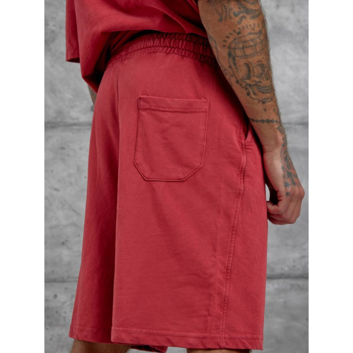 Oversize шорти з вивареної тканини