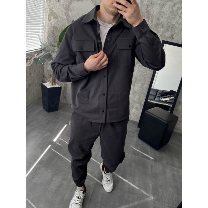 Oversize костюм з цупкого котону