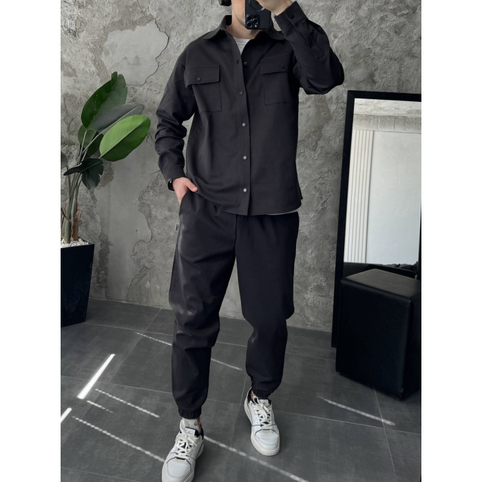 Oversize костюм з цупкого котону