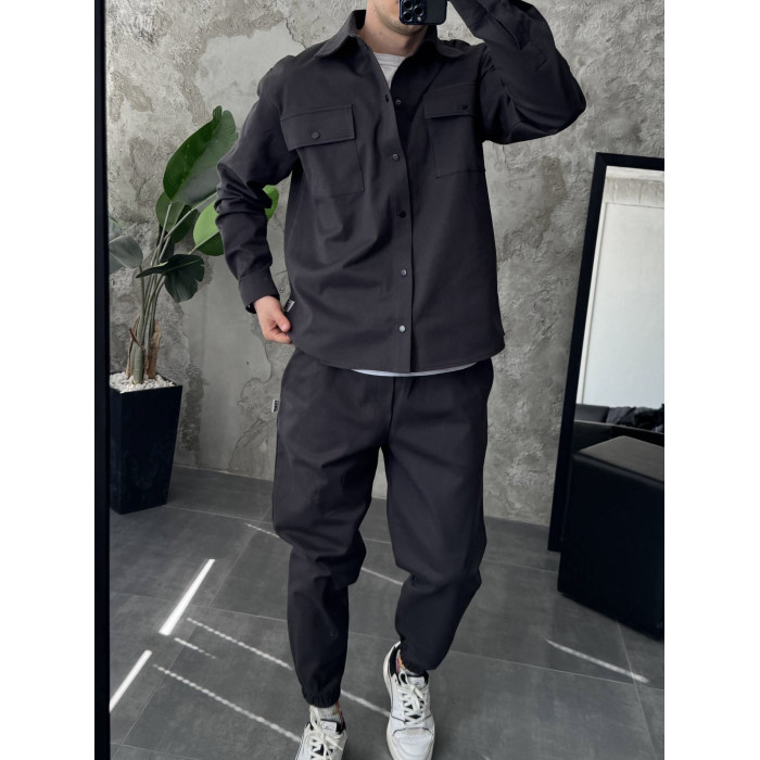 Oversize костюм з цупкого котону