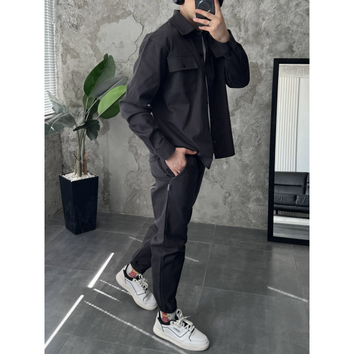 Oversize костюм з цупкого котону