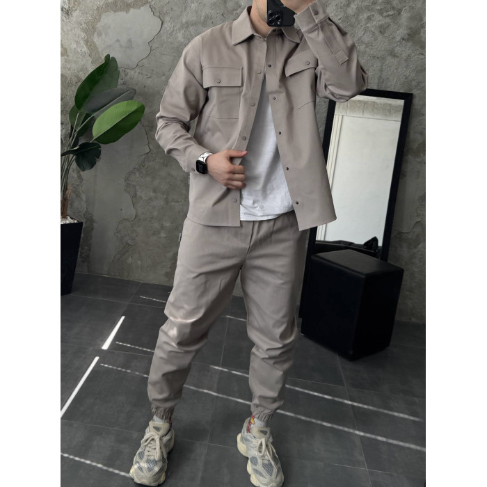 Oversize костюм з цупкого котону