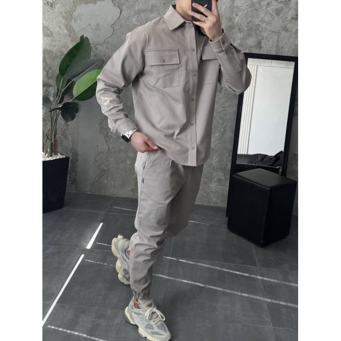Oversize костюм з цупкого котону