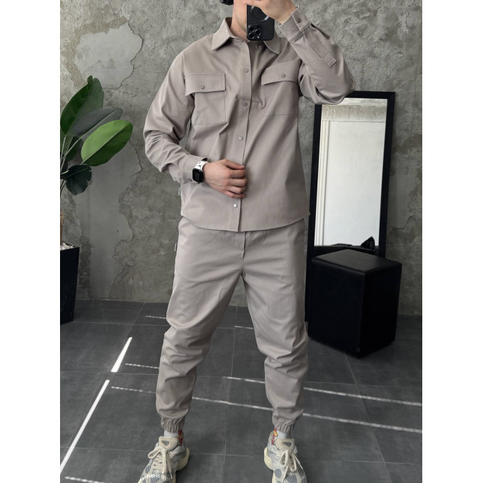 Oversize костюм з цупкого котону