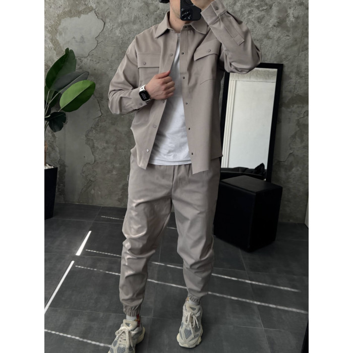 Oversize костюм з цупкого котону