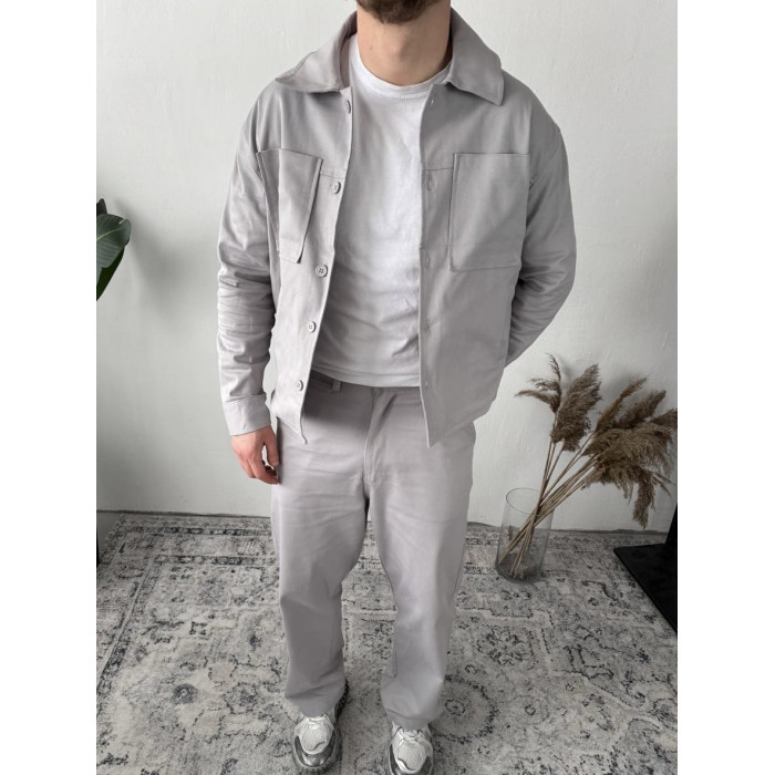 Oversize костюм з цупкого котону