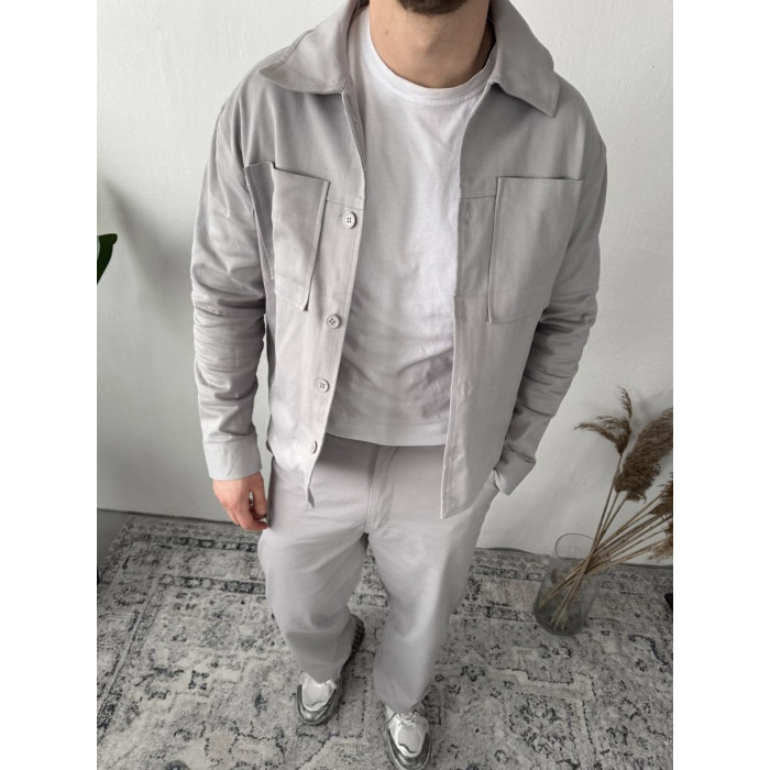 Oversize костюм з цупкого котону