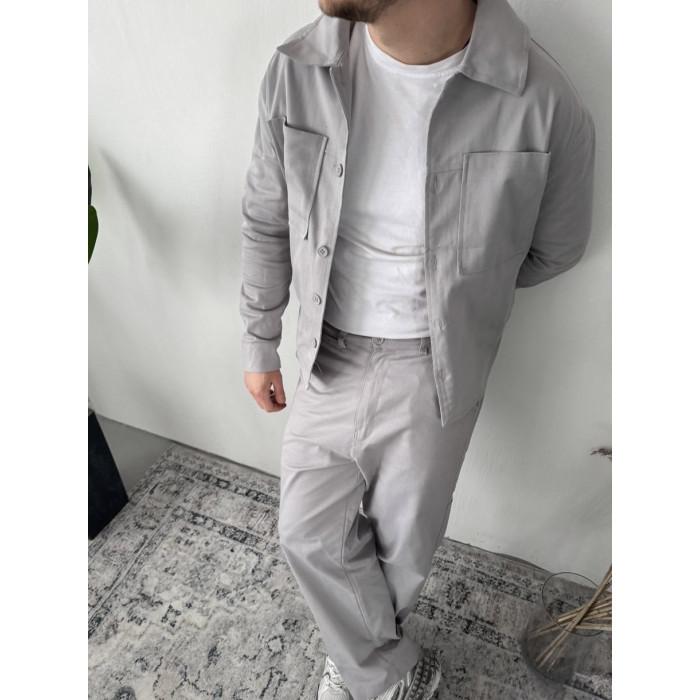Oversize костюм з цупкого котону