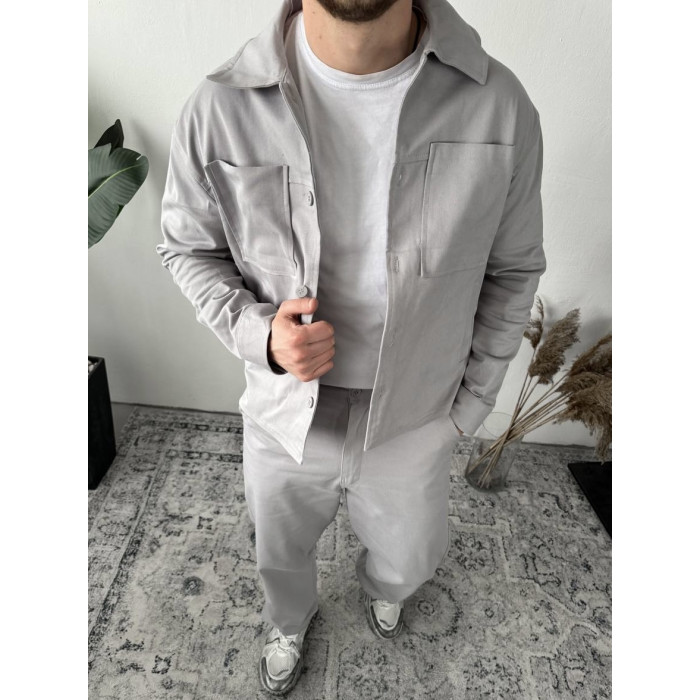 Oversize костюм з цупкого котону
