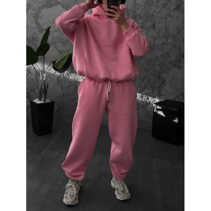 Oversize костюм з вишивкою