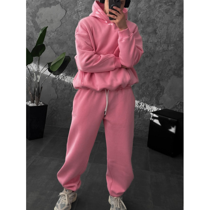 Oversize костюм з вишивкою