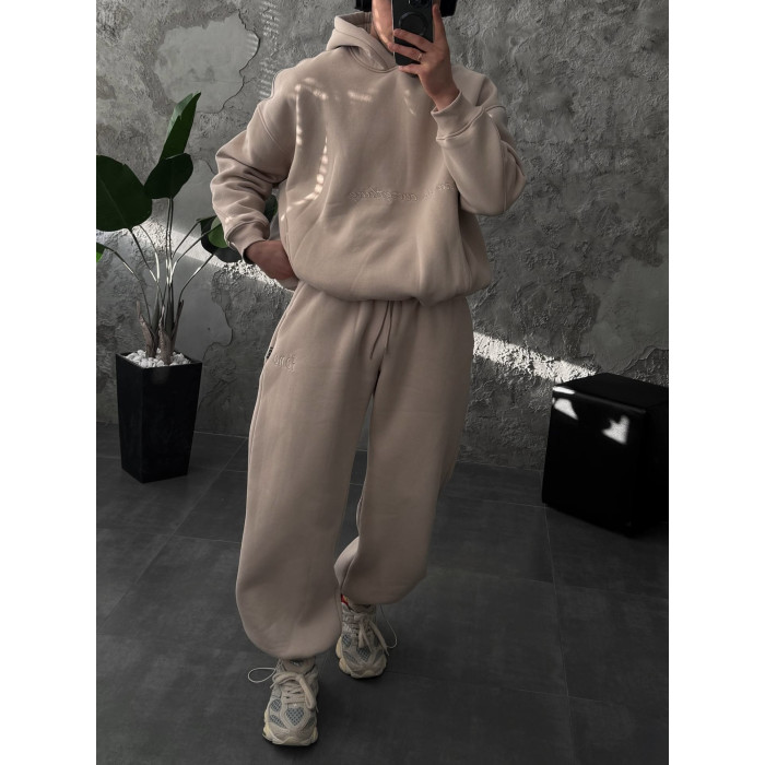 Oversize костюм з вишивкою
