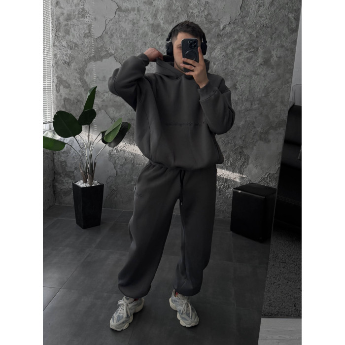 Oversize костюм з вишивкою