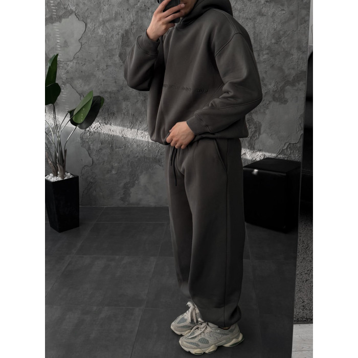 Oversize костюм з вишивкою