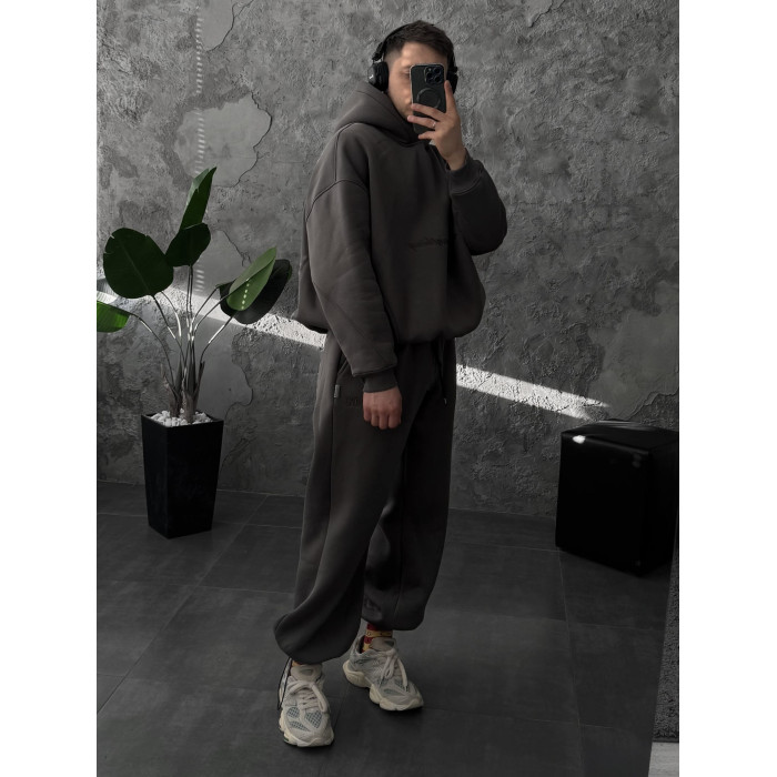 Oversize костюм з вишивкою