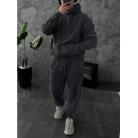 Oversize костюм з вивареної тканини