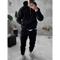 Флісовий oversize костюм з вишивкою