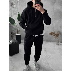 Флісовий oversize костюм з вишивкою